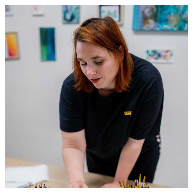 Edith animatrice gouache