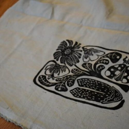 Linogravure sur textile (1)